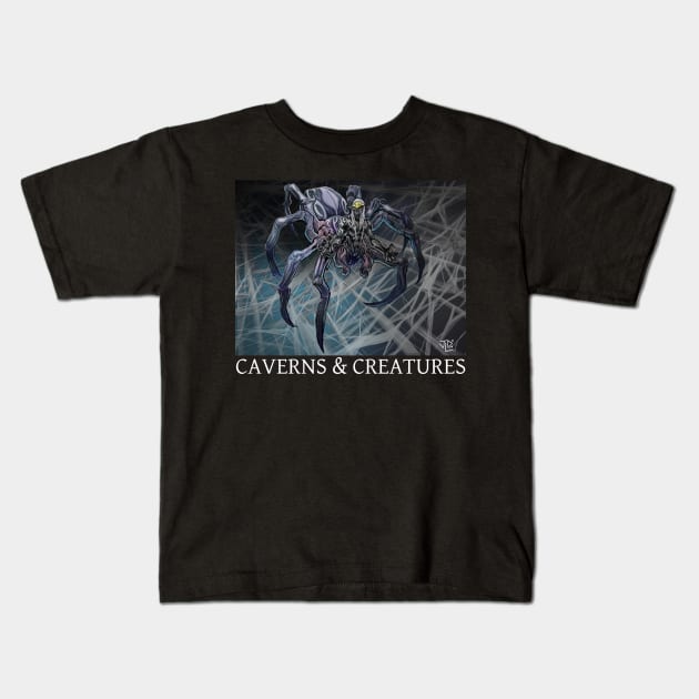 Caverns & Creatures: Drider Kids T-Shirt by robertbevan